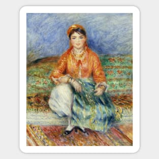 Algerian Girl by Auguste Renoir Sticker